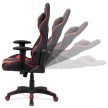 Red Faux Leather Gaming Chair with Rocking Mechanism KA-F03