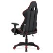 Red Faux Leather Gaming Chair with Rocking Mechanism KA-F03