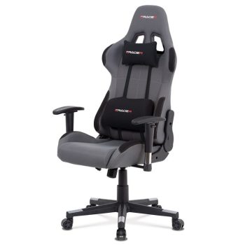 Grey Gaming Chair with Rocking Mechanism KA-F05