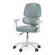 Green Mesh Kids Swivel Chair with Height Adjustment