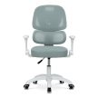 Green Mesh Kids Swivel Chair with Height Adjustment