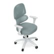 Green Mesh Kids Swivel Chair with Height Adjustment