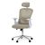 Recliner armchair AK-L7285 beige corduroy with footrest