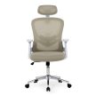 Recliner armchair AK-L7285 beige corduroy with footrest