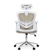 Recliner armchair AK-L7285 beige corduroy with footrest