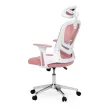 Irodai forgószék hintamechanikával, rózsaszín kárpittal. KA-K2031 PINK