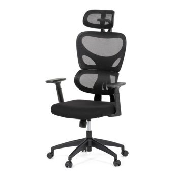   Irodai forgószék hintamechanikával, fekete színben KA-K2080 BK