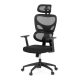 Irodai forgószék hintamechanikával, fekete színben KA-K2080 BK