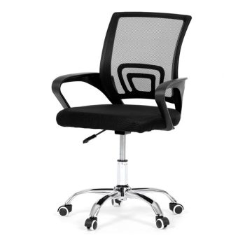   Gyerek forgószék magasságállítással, fekete hálós kivitelben KA-L103 BK