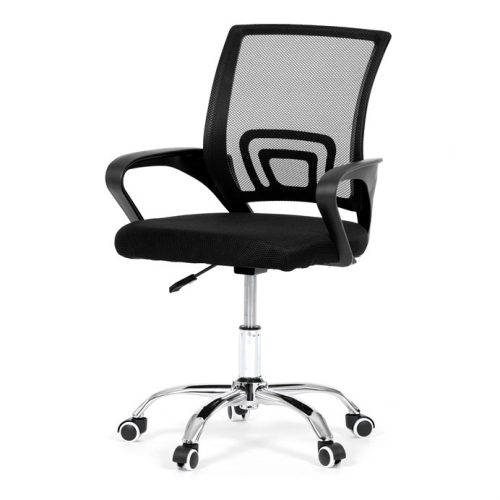 Gyerek forgószék magasságállítással, fekete hálós kivitelben KA-L103 BK