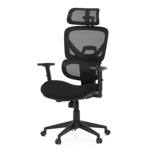 Fekete Szövet Irodai Szék, Szinkron Mechanikával. KA-Q8203 BK