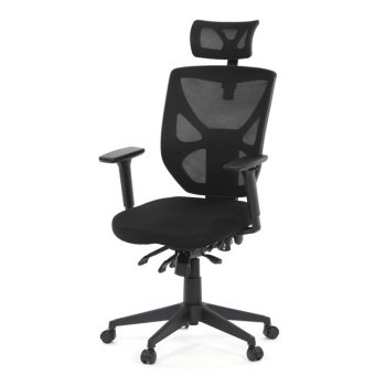 Fekete Irodai Szék, Aszinkron Mechanikával. KA-Q8250 BK