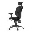 Fekete Irodai Szék, Aszinkron Mechanikával. KA-Q8250 BK