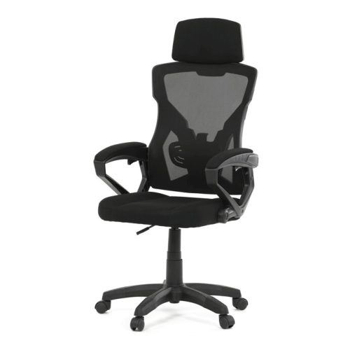 Irodai szék, magasságában állítható, fekete szövet, KA-R223 BK