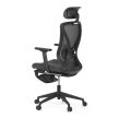 Grey Mesh Office Chair with Synchro Mechanism KA-S257