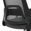 Szürke Hálós Irodai Szék, Hinta Mechanikával. KA-S3015 GREY