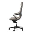 Grey Faux Leather Executive Office Chair with Rocking Mechanism KA-T8426
