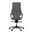 Grey Faux Leather Executive Office Chair with Rocking Mechanism KA-T8426