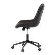 Forgószék állítható magassággal, fekete kárpittal. KA-V3120 BK3