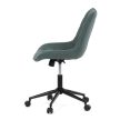 Forgószék állítható magassággal, zöld kárpittal. KA-V3120 GRN3