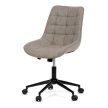 Állítható magasságú bézs szövet irodai szék. KA-V3120 LAN3