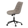 Állítható magasságú bézs szövet irodai szék. KA-V3120 LAN3