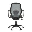 Green Mesh Office Chair with Rocking Mechanism