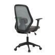 Green Mesh Office Chair with Rocking Mechanism