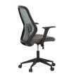 Green Mesh Office Chair with Rocking Mechanism