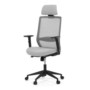   Szürke hálós irodai szék szinkronmechanikával. KA-V3329 GREY