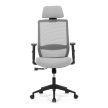 Szürke hálós irodai szék szinkronmechanikával. KA-V3329 GREY