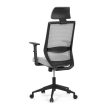 Szürke hálós irodai szék szinkronmechanikával. KA-V3329 GREY