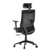 Fekete Hálós Irodai Szék, Szinkron Mechanikával. KA-W002 BK