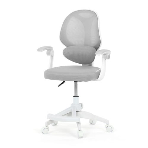 Junior Irodai forgószék szürke mesh kárpittal. KA-W8008 BLUE