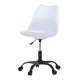 Fehér Műanyag Irodai Szék, Magasságállítással. KA-X7055 WT