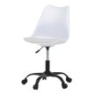 Fehér Műanyag Irodai Szék, Magasságállítással. KA-X7055 WT