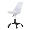 Fehér Műanyag Irodai Szék, Magasságállítással. KA-X7055 WT