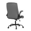 Irodai szék hintamechanikával, szürke műbőr kárpittal. KA-Y344 GREY