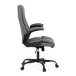 Irodai szék hintamechanikával, szürke műbőr kárpittal. KA-Y344 GREY