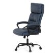 Irodai szék hintamechanikával, kék műbőr kárpittal. KA-Y346 BLUE