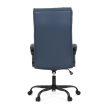 Irodai szék hintamechanikával, kék műbőr kárpittal. KA-Y346 BLUE