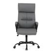 Irodai szék hintamechanikával, szürke műbőr kárpittal. KA-Y346 GREY
