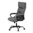 Irodai szék hintamechanikával, szürke műbőr kárpittal. KA-Y346 GREY