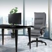 Office Chair Grey Fabric Adjustable KA-Y350