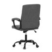 Irodai szék hintamechanikával, szürke szövetkárpittal. KA-Y391 GREY2