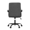 Irodai szék hintamechanikával, szürke szövetkárpittal. KA-Y391 GREY2