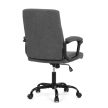 Irodai szék hintamechanikával, szürke szövetkárpittal. KA-Y391 GREY2
