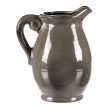 Kerámia váza kancsó formájú, közepes, szürke