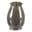 Kerámia váza kancsó formájú, közepes, szürke
