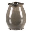 Kerámia váza kancsó formájú, kicsi, szürke